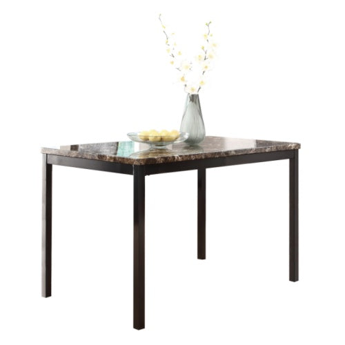 5-piece Metal Dining Table And Chair Set